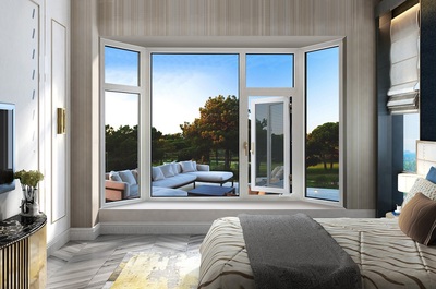 窗纱一体平开窗11